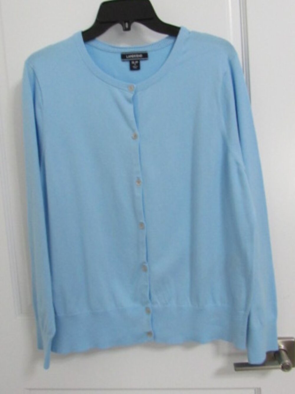 Woman's Lands' End Button Up Sweater Cardigan XL/P 18